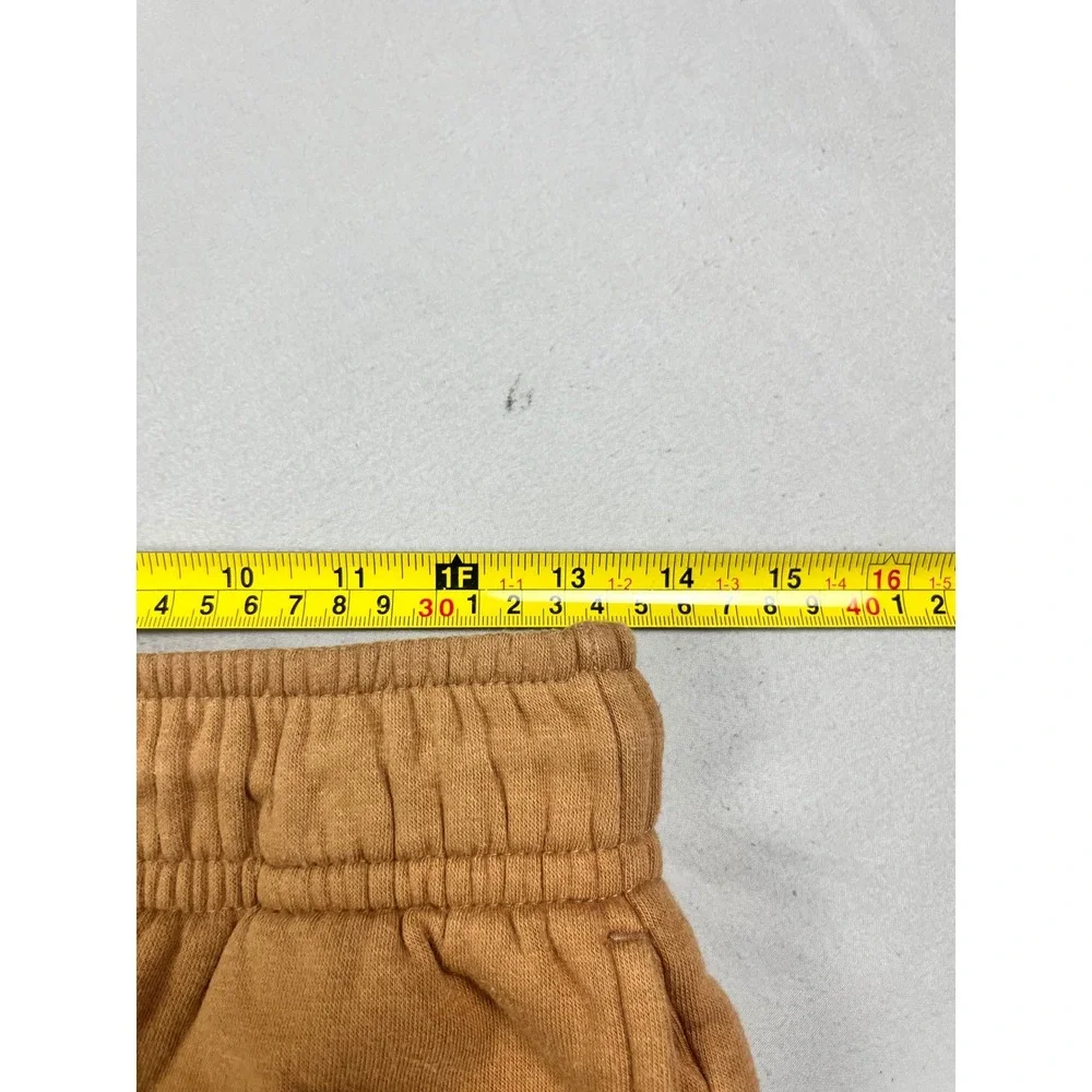 Wild Fable Brown Fleece Dolphin Shorts Womens Medium Raw Hem Drawstring Casual